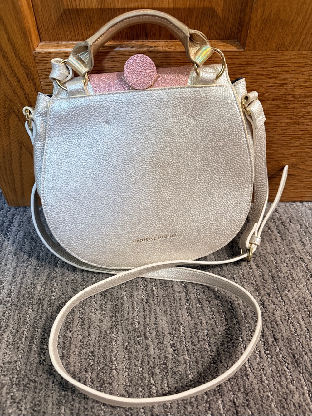Mrs Potts Novelty Teacup Face Crossbody Bag by Danielle Nicole - Picture 4 of 7